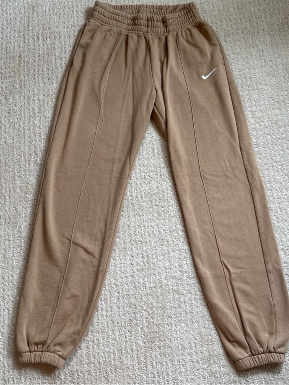 Nike Swoosh Brown/Tan Jogger Sweatpants